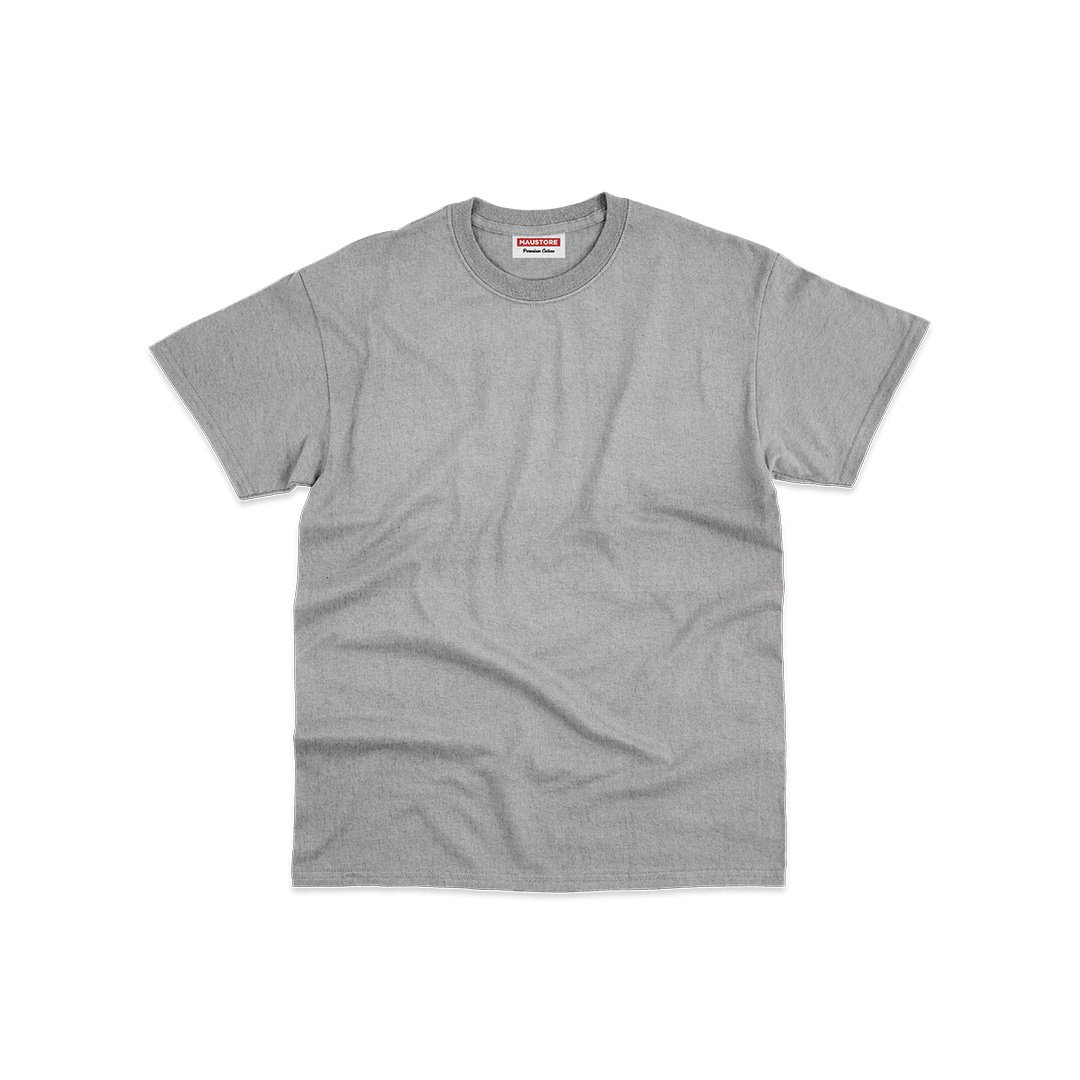 Kaos Polos Misty Grey Maustore